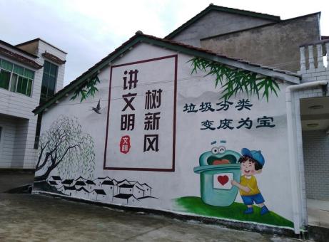 英山墙绘是现在流行的墙体广告