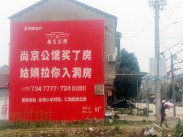 英山墙体广告在乡镇、农村市场的媒体优势