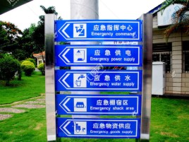 英山标识导向系统设计需要掌握的四大元素