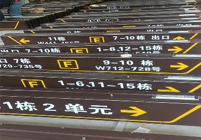 英山广告标识中，常见的几种安装方式。