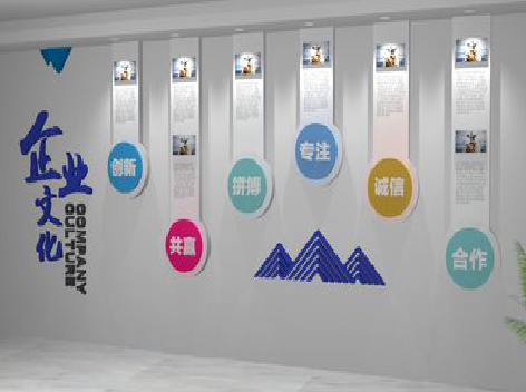 英山企业文化墙需要传递什么办公文化？